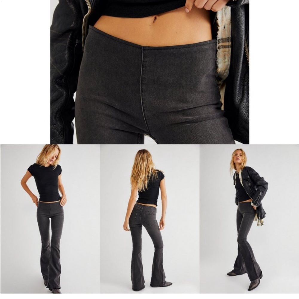 Penny pull over flare jeans- free people